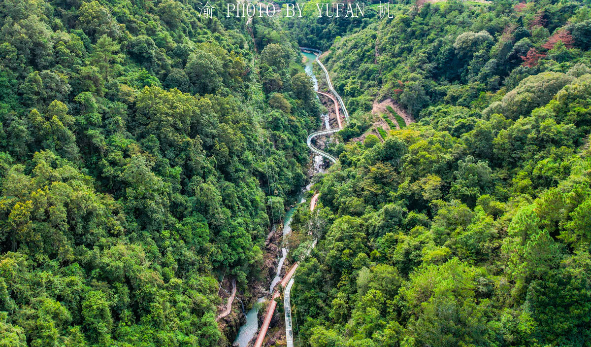 单枞茶|潮州也有大峡谷，位于粤东最高的大山中，青山碧水如天然氧吧