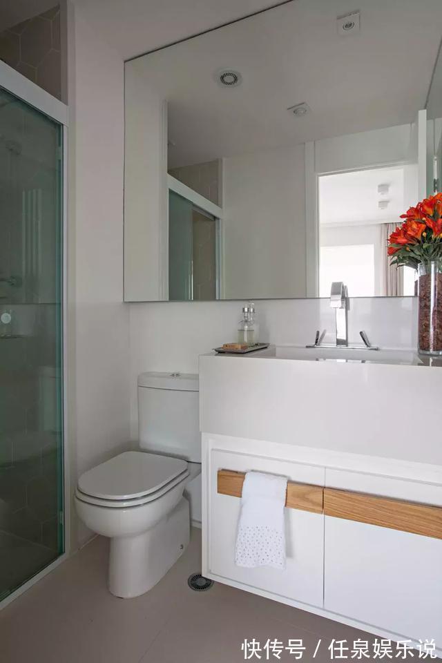 分区|35㎡简约宜家风格装修，用玻璃隔断分区，明显空间通透显宽敞