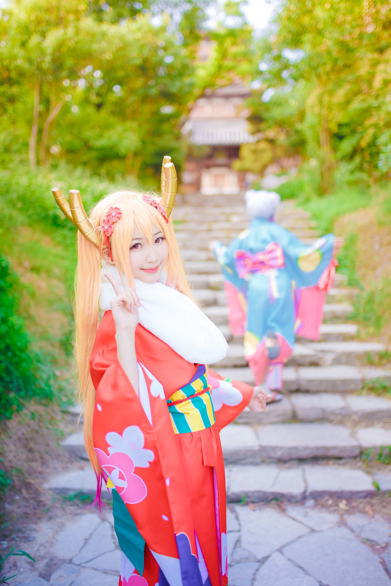 托尔|康娜和托尔的和服之旅cosplay