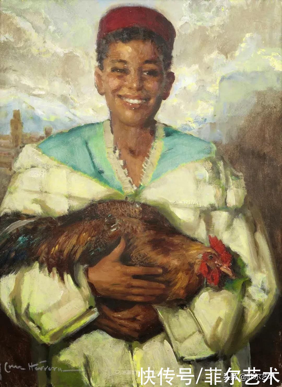 何塞·|西班牙画家何塞·克鲁斯·埃雷拉女性人物油画作品欣赏