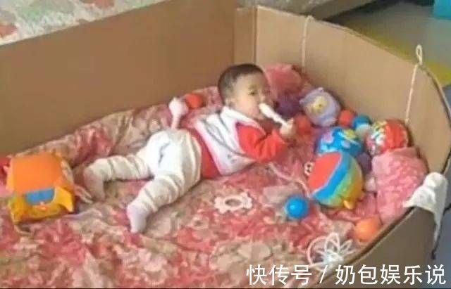 辅助工具|为了小宝宝着想,爸妈制作简易小围栏,爸妈:咱家里穷先将就着!