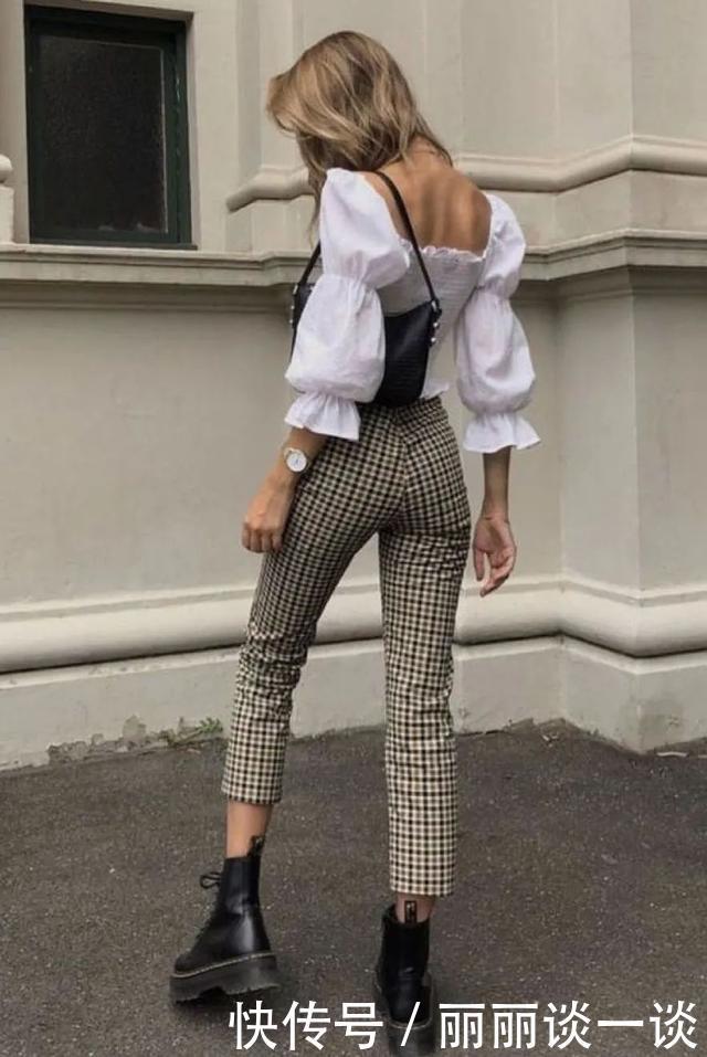 马丁靴的30个穿搭示范，可甜可盐，时髦炸了！