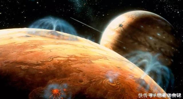 n旅行者在距地球7亿千米的深空,发现从未见过画面,火山正在喷发