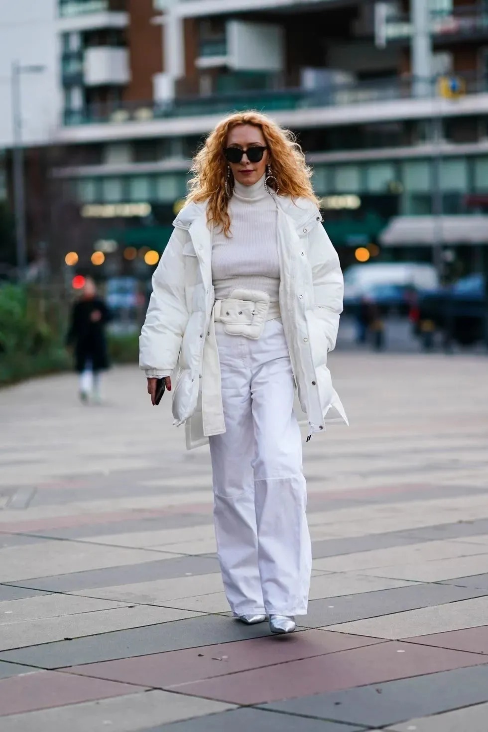 这个冬天,白色羽绒服火了!