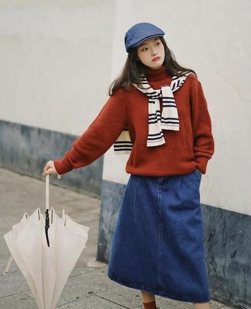 今年流行的“红色毛衣”，如何搭配才显高级气质？