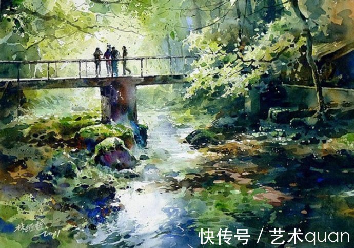 常胜将军&中国青年画家林经哲水彩画作品赏析