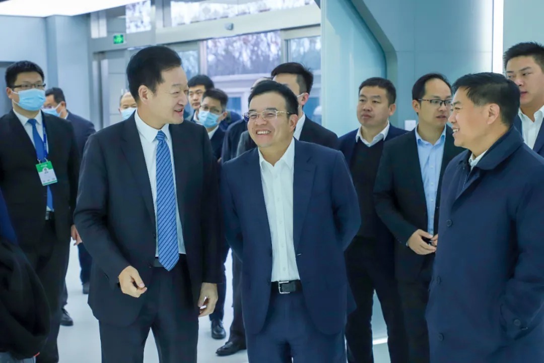 董事长|大华技术股份有限公司董事长傅利泉莅临牧原参观交流