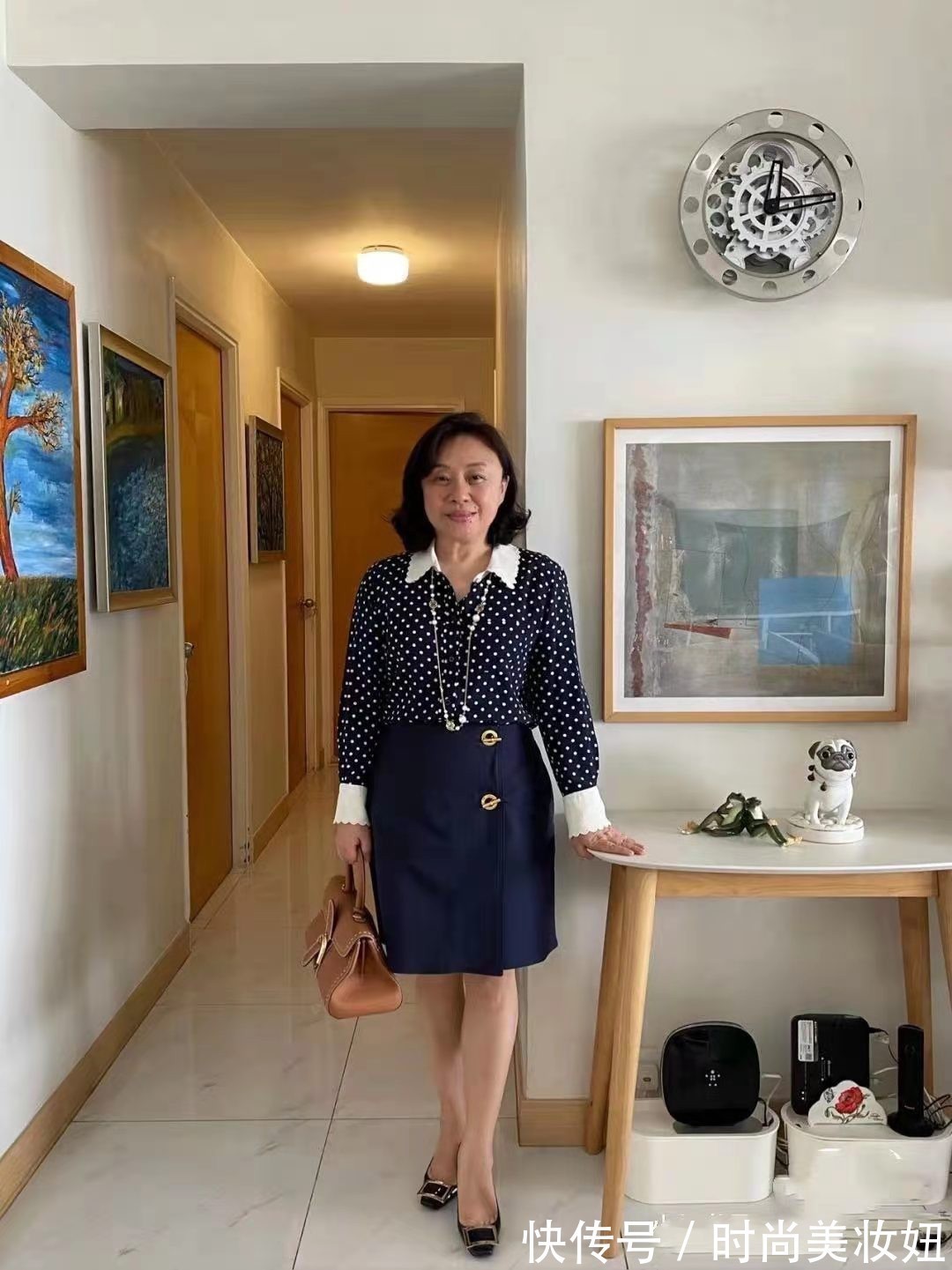 秋冬|50岁女人身材微胖长相平平,靠穿搭打造高级气质,会穿太重要