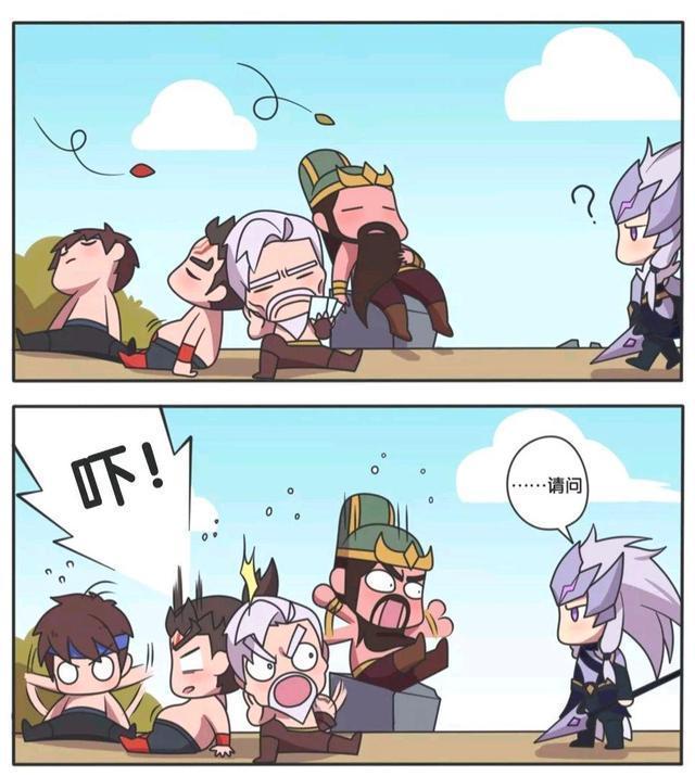 画像|王者荣耀假日:为了不让马超发现秘密,黄忠表演了胸口碎大石!