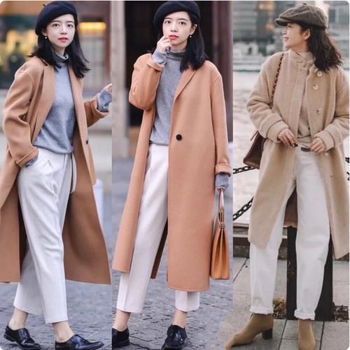 今冬流行的是“呢子大衣＋裤裙”，时髦洋气又保暖，三木教你搭配