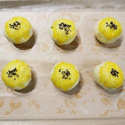 仿蛋黄酥 创意土豆沙拉球#一起土豆沙拉吧#