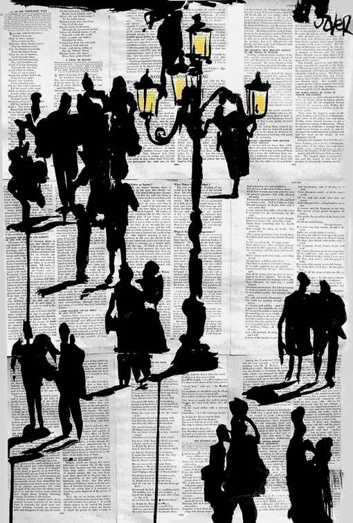 滴墨画&澳大利亚艺术家路易·乔弗的滴墨画,美得很特别!