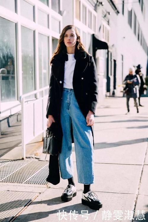 大衣+阔腿裤=今冬最in穿搭,选对单品,绝对又美又气质