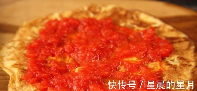 番茄粒|1个西红柿,1个鸡蛋,教你做开胃早餐饼,软糯鲜香有营养!