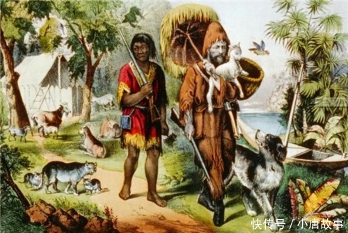 鲁滨逊原型一气之下留在荒岛独自生活四年,每天吃完羊肉就撸猫