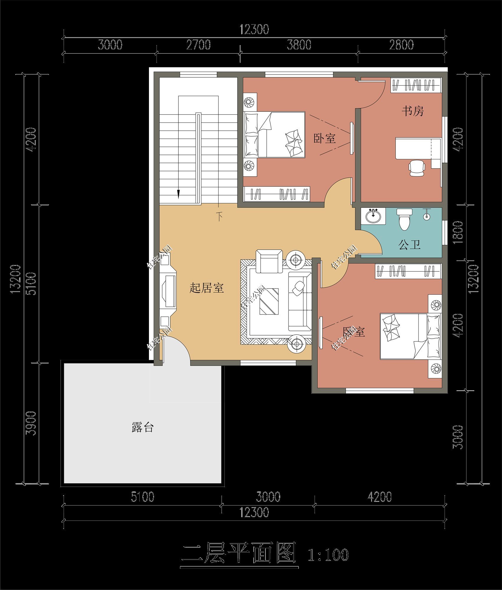 占地尺寸|终于找到20多万就能建的农村别墅图纸，10套户型你更喜欢哪一套？