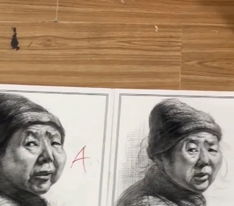 好学生$美术生A+和Z的区别,一个天一个地,这差距要气死老师