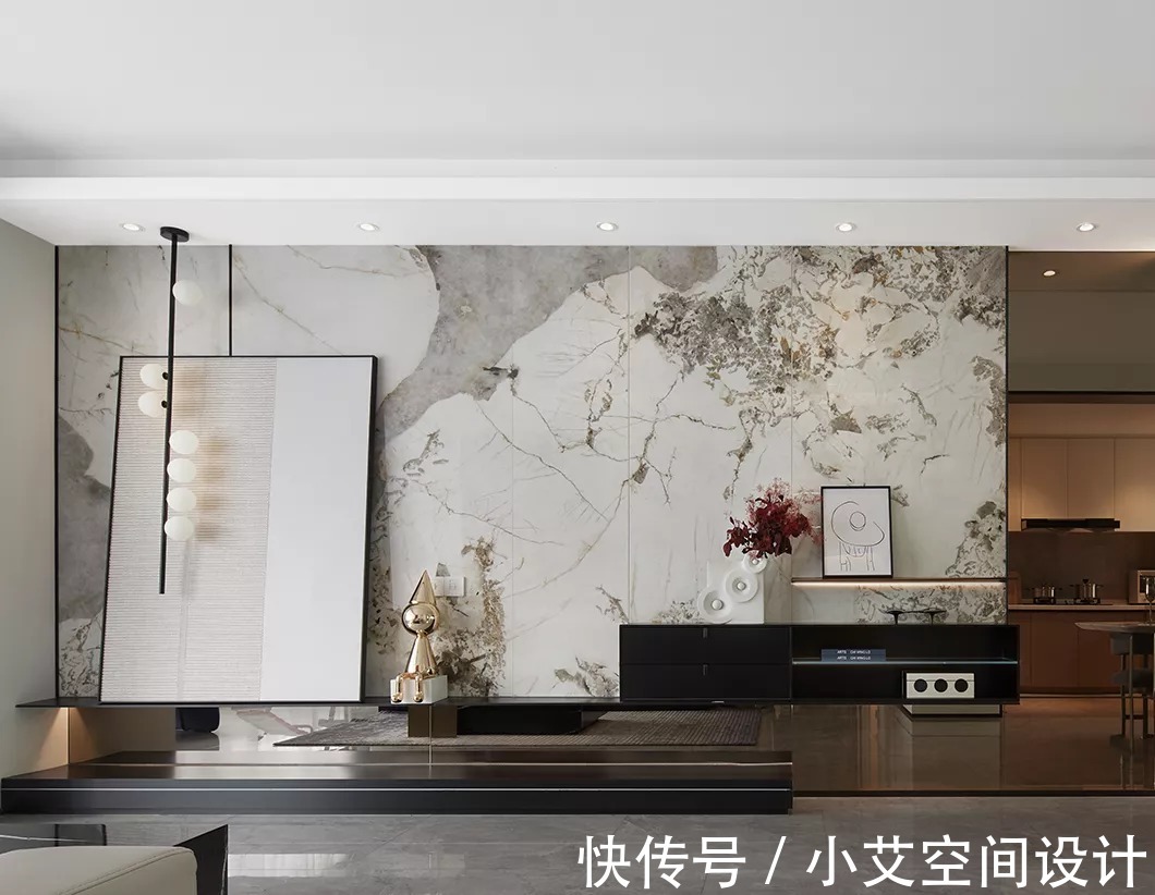 故宫红|116平软装设计,营造出安逸舒适的氛围