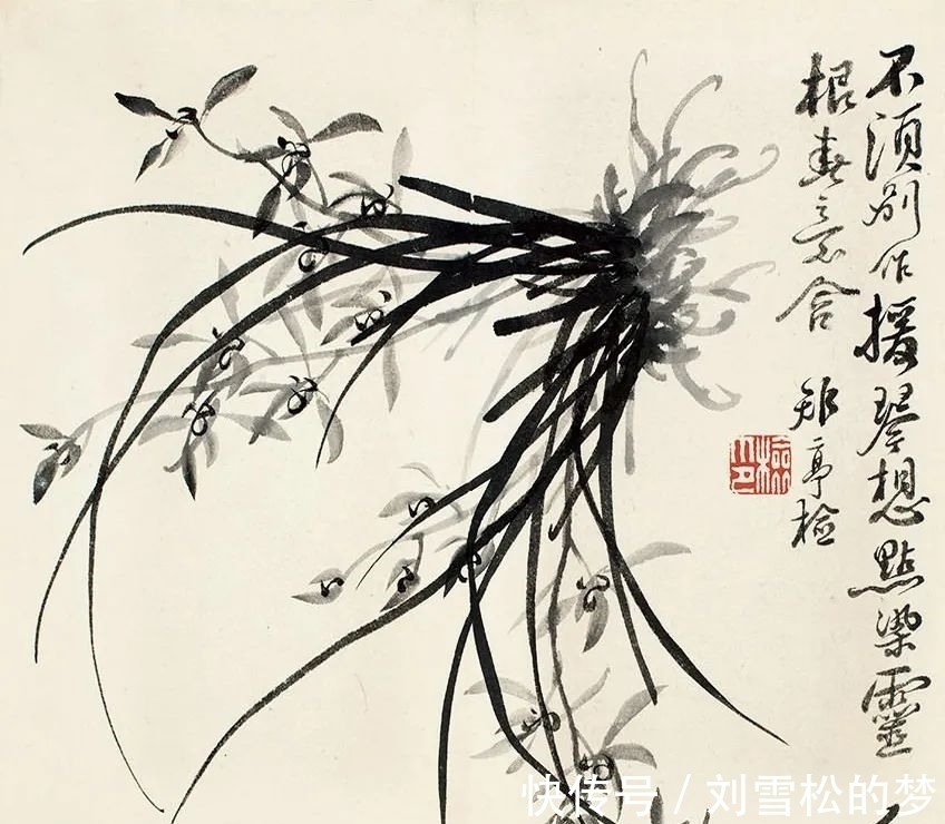 姿态|清代蒋予检笔下的兰花:纵横偃仰,别有姿态