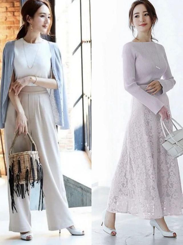 过了40岁的女人，穿衣越简约越优雅，这些博主们的搭配值得学