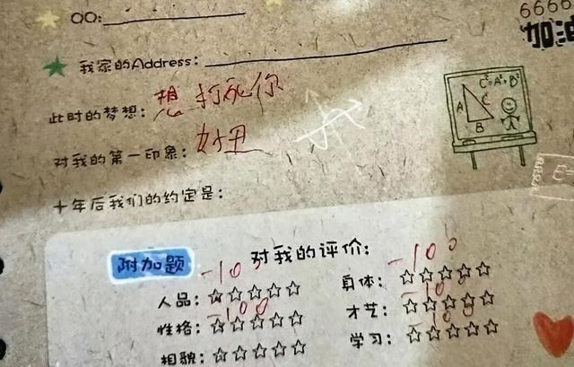 小学毕业册|最“毒”小学毕业册火了，字里行间满满恶意，现在的孩子怎么了？