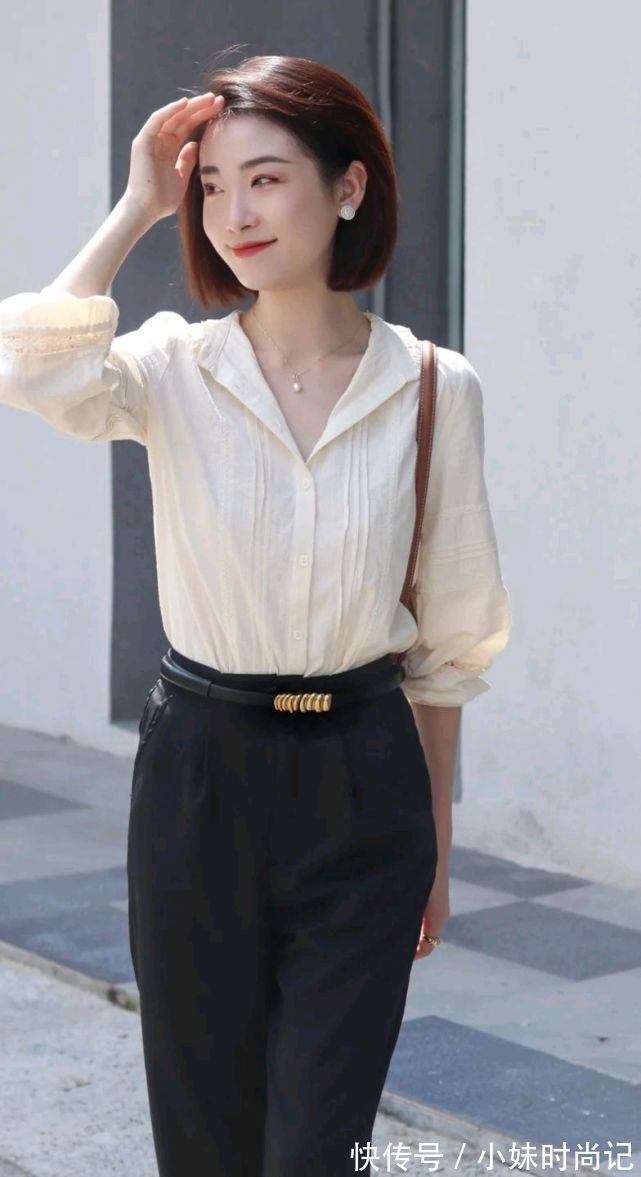 高腰裤|只要穿对了,就能轻松成为精致的女人,与年龄无关