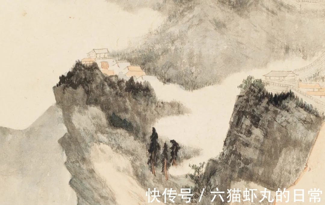 何应钦&开拍2021秋拍丨天开一堑锁咽喉:张大千“峡江”壮年之作