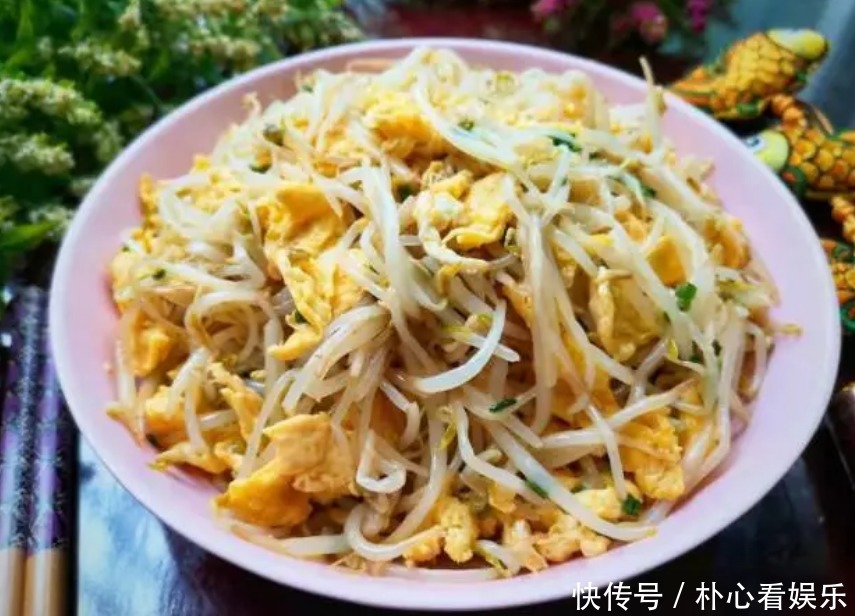 豆芽炒鸡蛋|天然“燃脂菜”找到了,1块钱一斤,燃烧脂肪,解油腻,越吃越瘦