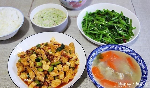 干豆腐块|大热天宝妈不闲着,一周晚餐换着花样做,荤素搭配又经济,味道香