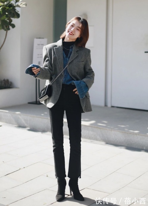 下半身|时髦的小个子女生今年都穿尖头鞋,精致大方还耐看,瞬间显高10cm