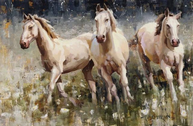 杰里·马克汉姆&动物锦集,加拿大画家杰里·马克汉姆作品欣赏