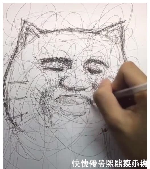 成品|开局乱画，本以为是来搞笑，看到成品：笑喷了