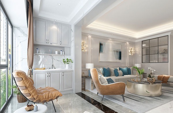 混搭风|发现一户很好看的混搭风,真的很有品味,入户就很惊艳,时尚精致