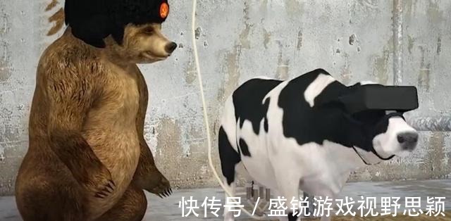 透镜|“元宇宙”催产农场主给牛戴上VR眼镜，网友太欺负牛了