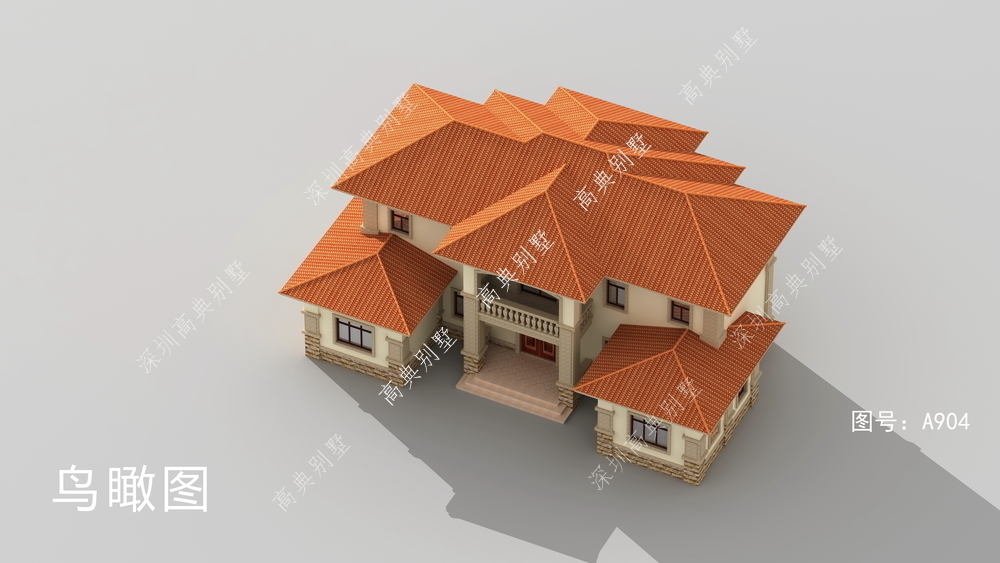 农村|实用的欧式别墅,外观简约美观,施工难度不高,符合农村建房现状