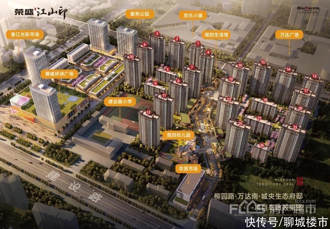 地段|配套全、品类多、地段佳，聊城这些大型楼盘有你心动的吗？