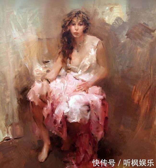 瓦伦西亚$西班牙艺术家尼迪亚笔下的女人,美得像花一样尽情地绽放