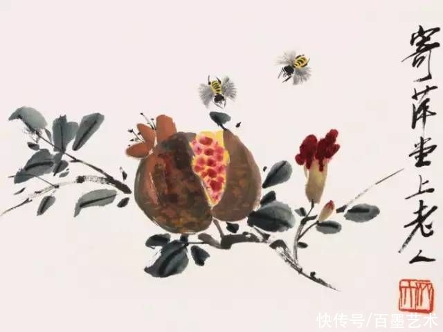 蝴蝶|齐白石草虫图200张,他把草虫画活了