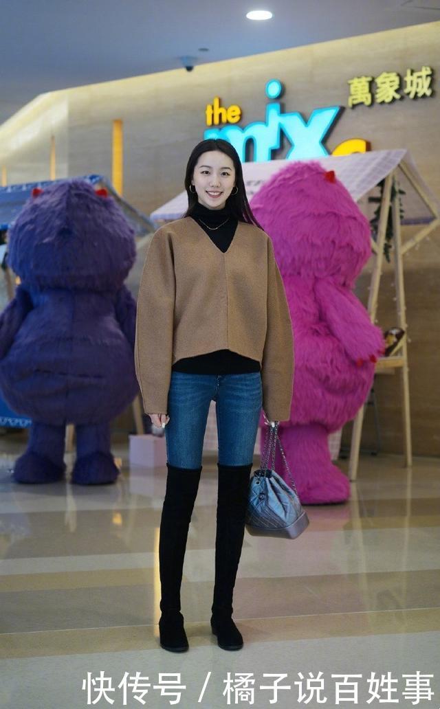 美学|小个子穿“过膝靴”有多美学会这几招穿搭干货,每天出门不重样