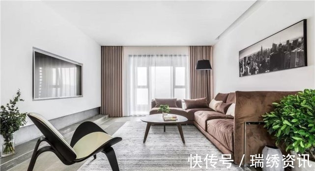 家具|143平简约四居室,水泥灰和原木风的家具打造的空间,让人羡慕