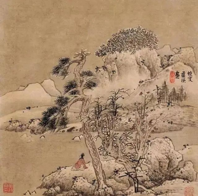 职业画家|他的老师是董其昌,学生是陈洪绶,开创著名的“武林画派”