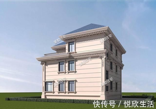 别墅|大气天成的三层别墅,超大露台观景绝佳,村里房子全被比下去