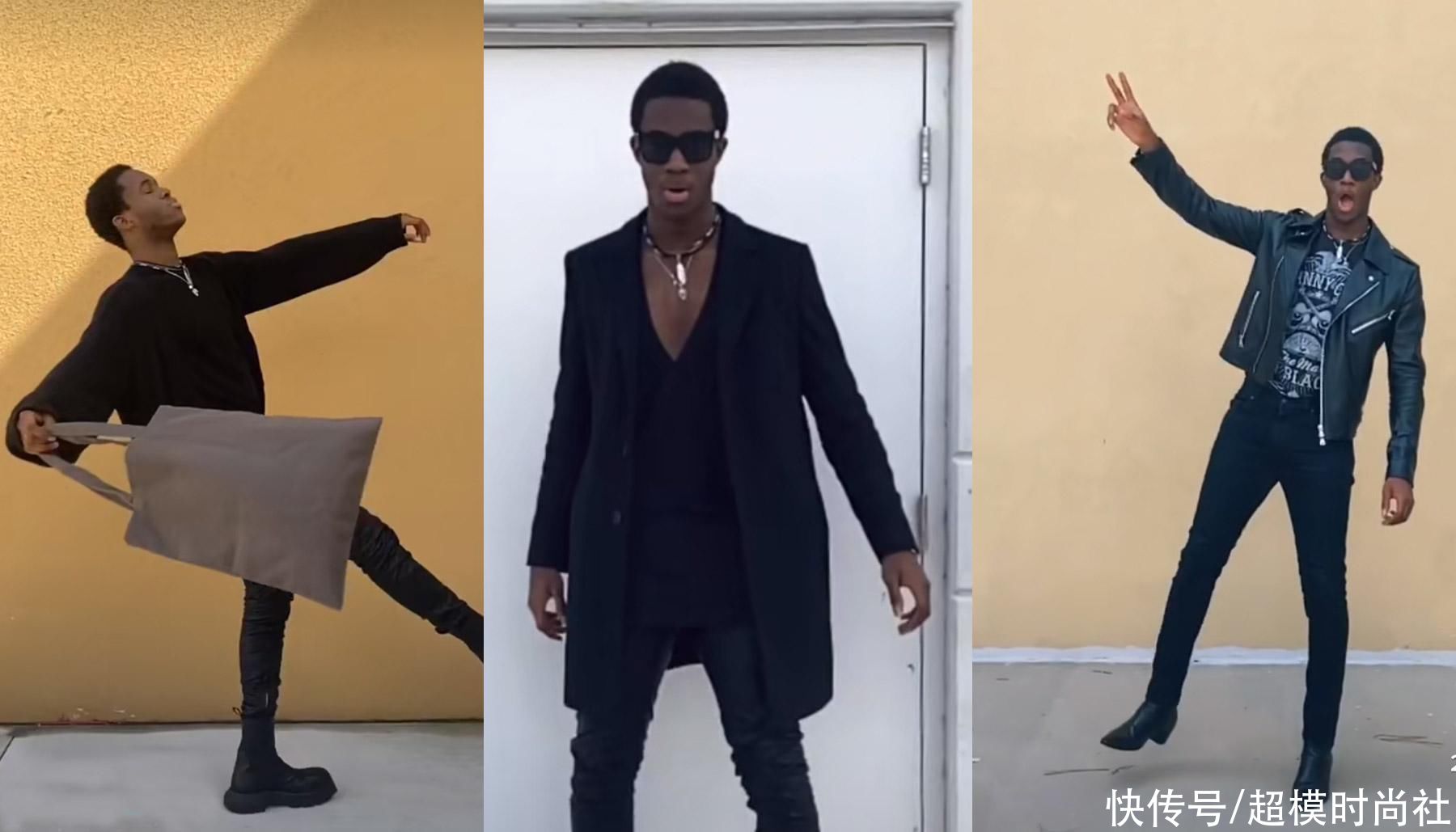 时尚模特|黑人时尚模特走红网络，复古时尚风引人注目，还获评最佳着装奖