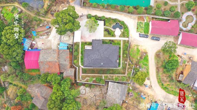 别墅|春天来了，看这组农村别墅航拍实景图，树木萦绕，超级治愈