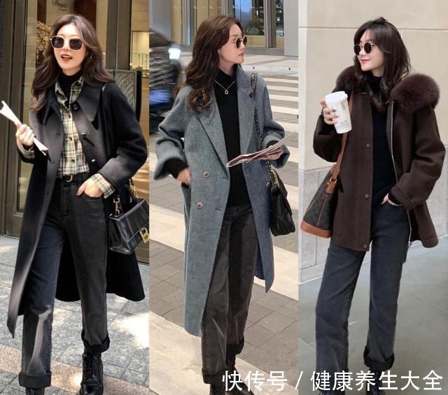 气质 上班别穿太花俏,气质最重要,27套初冬look,精致又优雅!