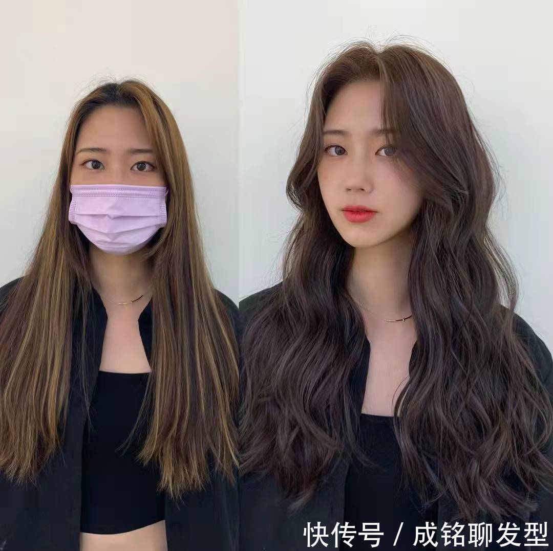 棕色系 漂染好看但太伤头发,今年流行不漂发的发色,洋气显白又有高级感