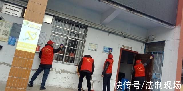 镇宁自治县|安顺市镇宁自治县丁旗街道中心学校组织开展“文明在行动·新春大扫除”自愿服务活动