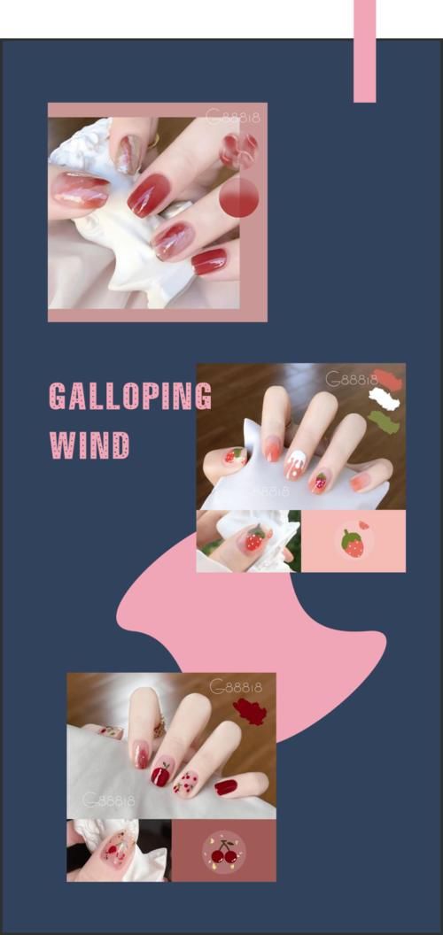 这60款甜辣妹的春夏“果冻美甲”，拿图去做！