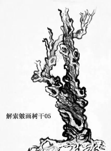  树干|「国画教程」树干的两种画法