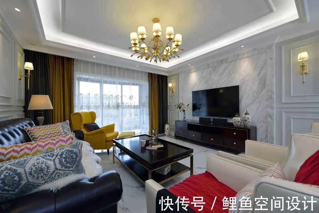 电视|用石材装电视墙，原始粗犷的质感，自然而又高档